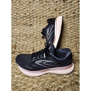 NEW! Brooks Glycerin 19 Running Shoes Black Pink Athletic Sneakers Women's 8.5